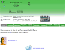 Tablet Screenshot of pharmaciefoatellisares.com